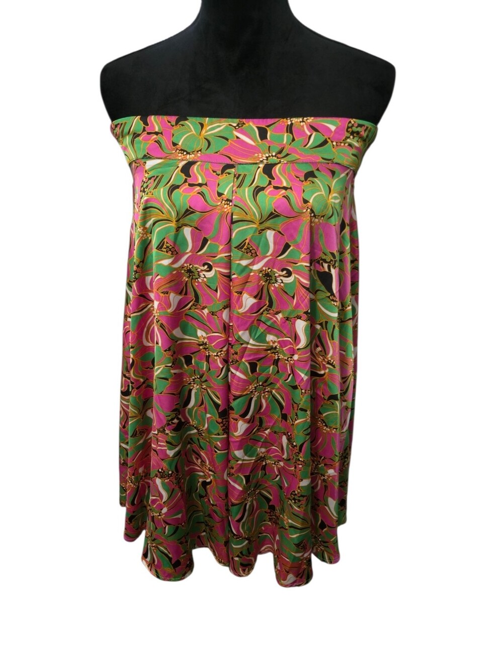 Aakaa Floral Pink and Green Women's Dress Pant